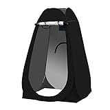 OFCASA Pop-up Dusche Zelt Tragbare Privatsphäre Schutz WC Zelt mit Tragetasche für Outdoor Camping Angeln Strand Dusche Dressing (Schwarz, 120 x 190 cm)