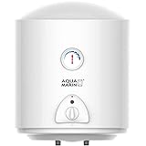 Aquamarin® Elektro Warmwasserspeicher - 30L, 1500W Heizleistung und Thermometer, Maximale Temperatur: 75° C - Boiler, Wasserboiler, Warmwasserboiler