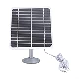 CNANRNANC 5V 20W Tragbares Solarpanel USB-Ladegerät für Außenbereich 300cm Kabel IPX6 wasserdicht Solar Panel für Powerbank Überwachungskamera