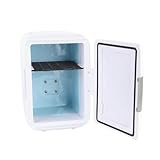 KENANLAN Solarbetriebener Camping Kühlschrank, 50 W Mini Kühlschrank, Camping Kühlschrank,DC18V Solarbetriebener Kühlschrank mit Batterie Kasten, Tragbarer Kühlschran Outdoor