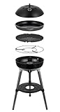 CADAC - Carri Chef 40 BBQ Grill - 50mBar - Stahl und Kunststoff Barbecue - Elektrogrill - Balkongrill - BBQ Chef - Campingzubehör