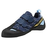 ZHENSI Kletterschuhe Herren Damen Jugend Anfänger Professionelles Klettern Bouldern Trainingsschuhe,Blau,41 EU