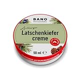 BANO Arlberger Latschenkiefercreme 50ml | Schutzcreme gegen Wind und Kälte | Ideal geeignet beim Schifahren | Unterstützt die natürliche Bräunung
