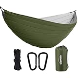 Overmont Hängematte Underquilt TÜV-Zertifiziert Camping Hängematten Outdoor Isomatten Underblanket Winterschlafsack Ultraleicht, Large