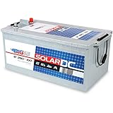 BIG Solarbatterie 12V 280Ah C100 (Versorgungsbatterie) - Professional Solar DC Batterie (12 Volt) für Photovoltaik-Inselanlage & Solaranlage für Wohnmobil, Gartenhaus, Camping & Co.