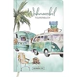 Korsch Verlag Wohnmobil Tourenbuch - 13 cm x 19 cm vegan - Das Eintragbuch für 23 Touren - SchreibLiebe