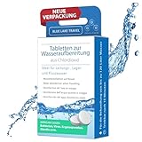 Wasseraufbereitung Trinkwasser (4x30 Tabletten) - Wasserentkeimung & Trinkwasseraufbereitung - Chlordioxid Tabletten - Blackout Notfallrucksack - Notfall Ausrüstung