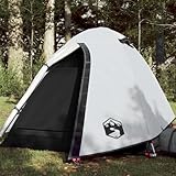 Annlera Campingzelt 2 Personen Weiß, verdunkelnd Familienzelt Outwell Zelt Reisezelt Zelt für Trekking Camping Outdoor Rundum Wasserabweisendes Design 254x135x112 cm