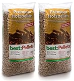 Best:Pellets Holzpellets Heizpellets Weichholz Wood Pellet Öko Energie Heizung Kessel Sackware 6mm (6mm, 30, KG)