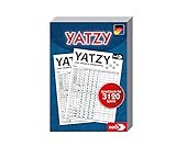 Noris 606194305 Yatzy Spielblock im Format 10,2 x 14,4 cm, Yatzyblock für 3.120, 2 Spieler im Alter ab 6 Jahren