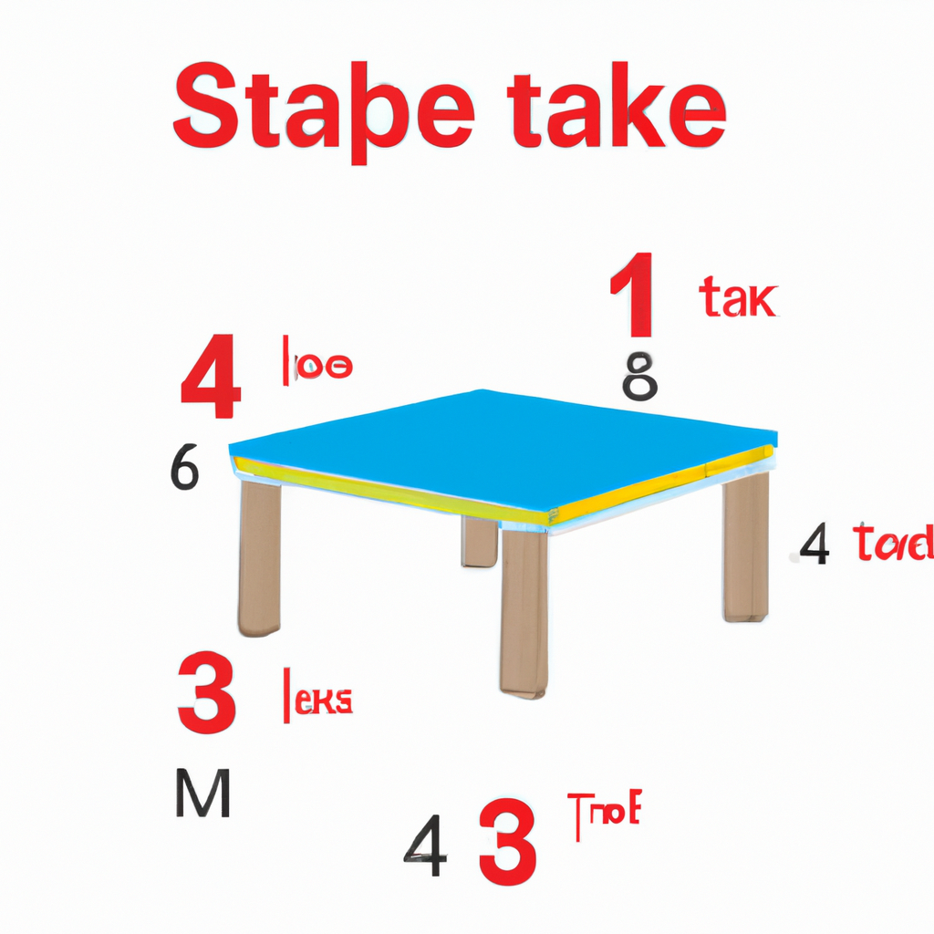 4. Optimale Tischgröße für Kinder
