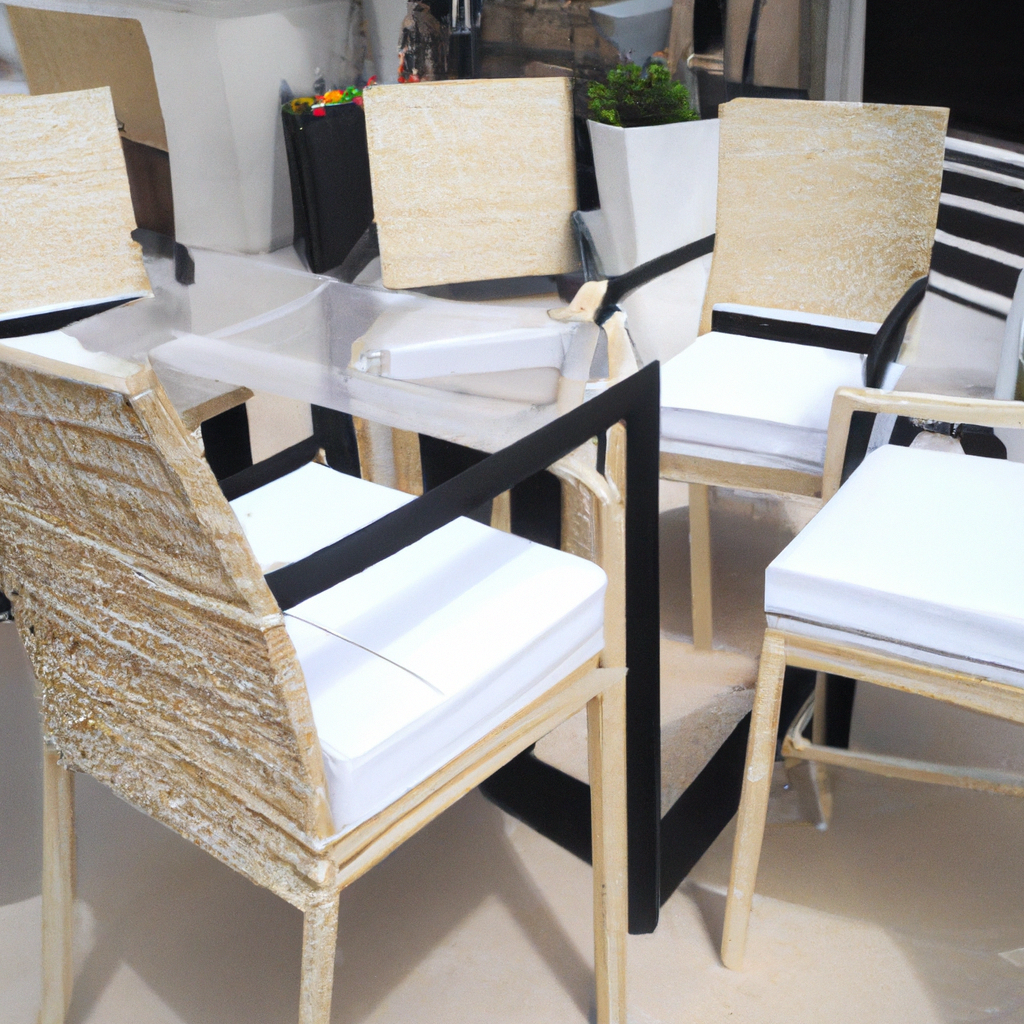 5. Kombiniere Kettler Gartenstühle mit passenden Tischen