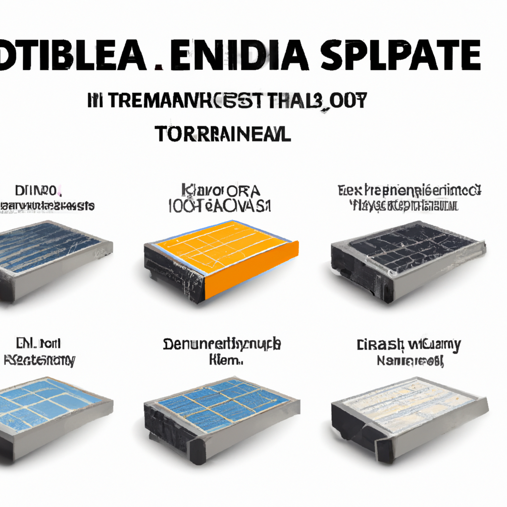 9. Die verschiedenen Photovoltaik-Batterien-Typen