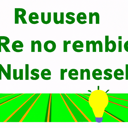 10. Nützen Sie Die Erneuerbaren Energien!