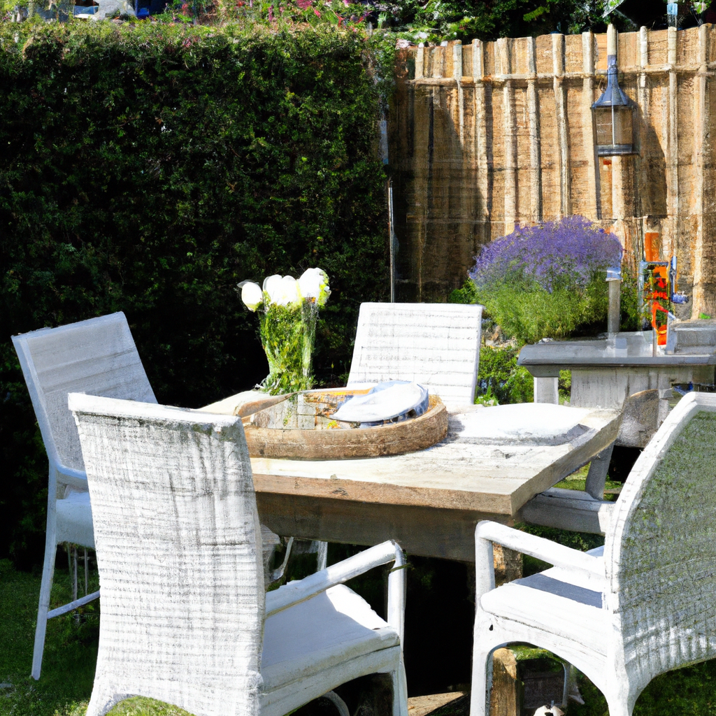 1. Lassen Sie Ihren Garten in ein privates Refugium verwandeln:  Garten Lounge Set Mit Esstisch