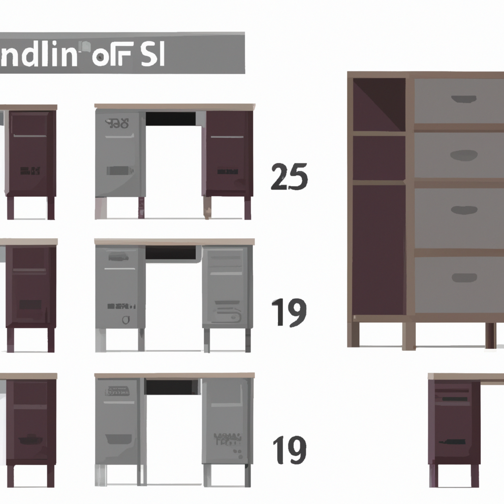 3. Auswahlmöglichkeiten der Schrank-Tisch-Kombination: Größe, Farbe und Stil