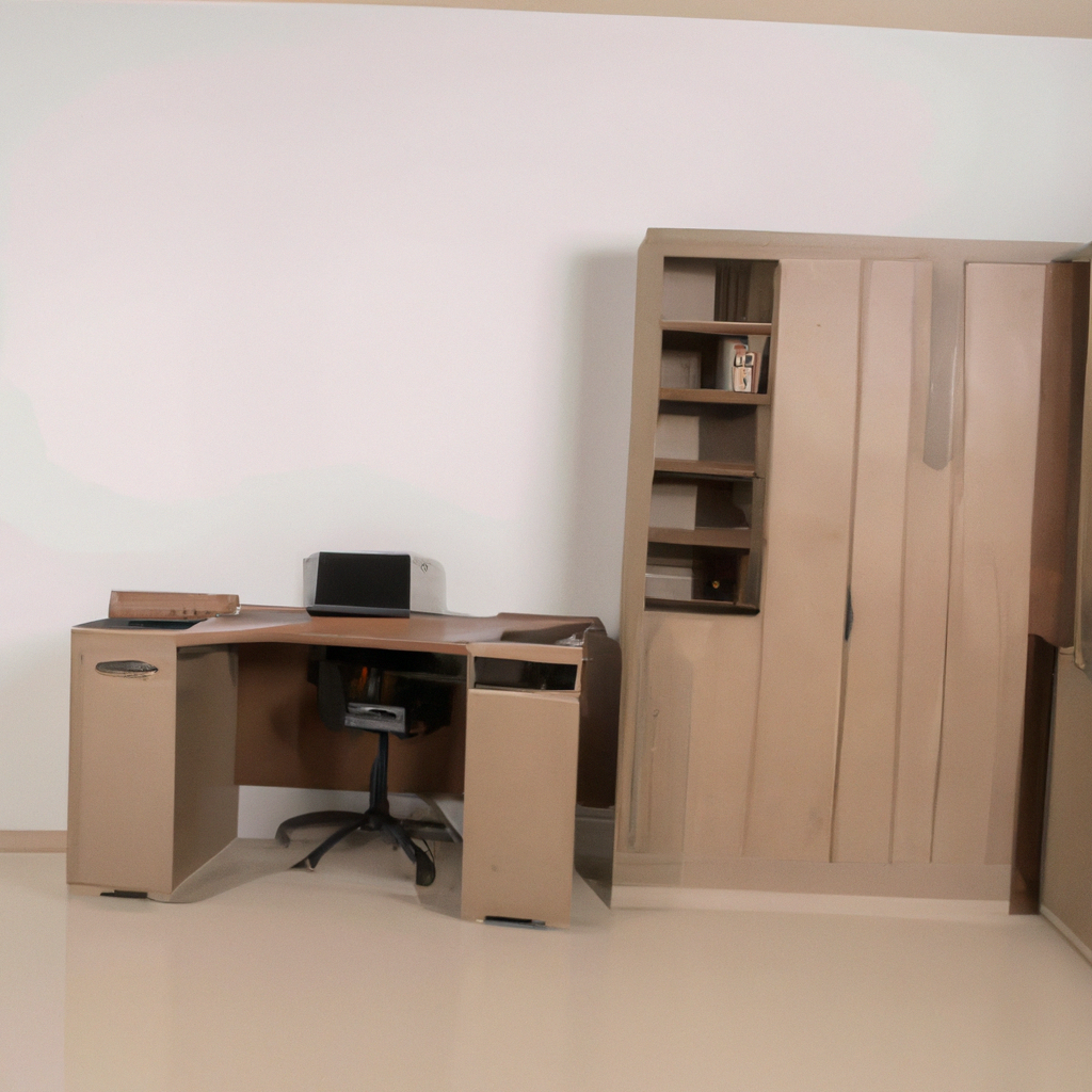 2. Stauraum und Arbeitsplatz in einem – verbinden Sie beides mit der Schrank-Tisch-Kombination